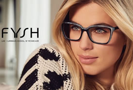 FYSH Designer eyeglass frames available at Hermann & Henry Eyecare in Pickerington